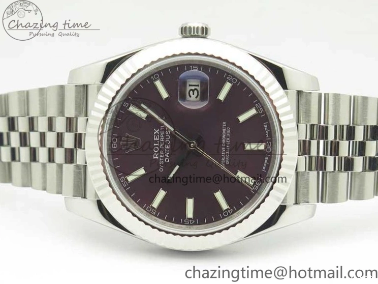 Dial SS Stick 1:1 version on Markers Jubilee Purple A3235 DateJust Edition New 126334 Bracelet Best REF 0727